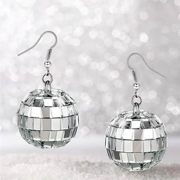 New! Taylor Swift Mirrorball Disco Ball Earrings - Picture 1 of 5
